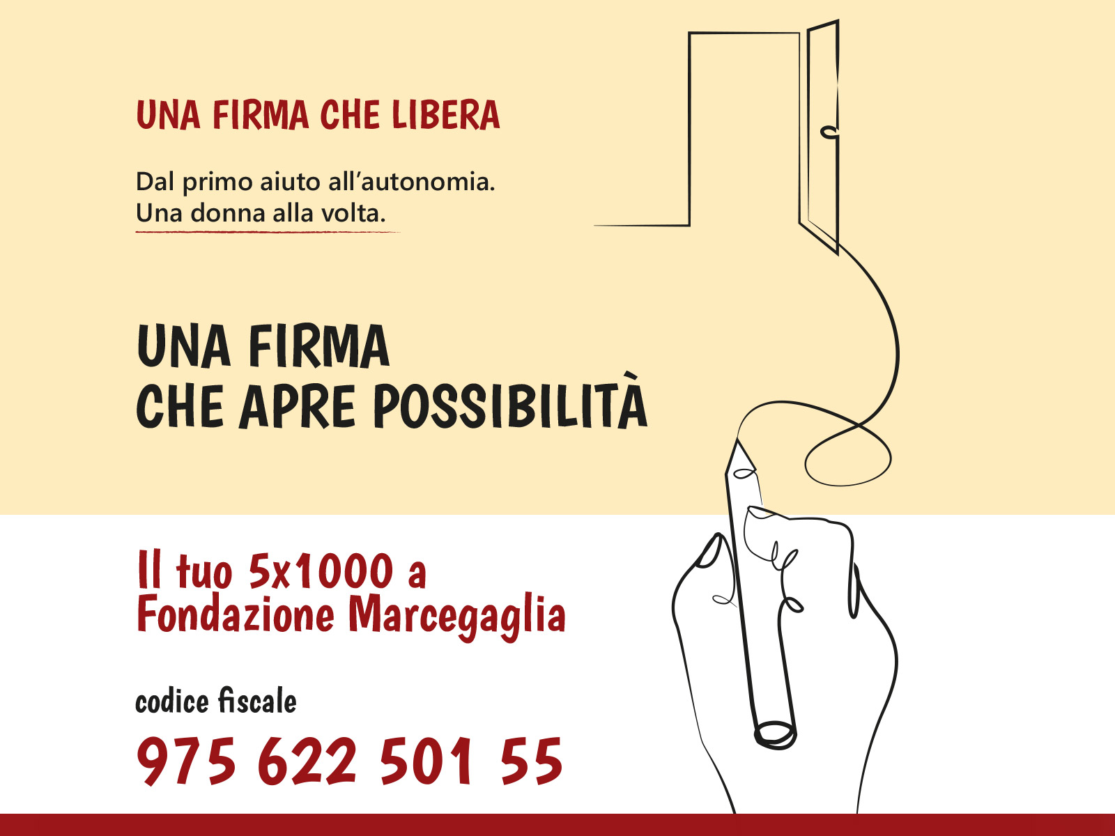 5x1000 a Fondazione Marcegaglia
